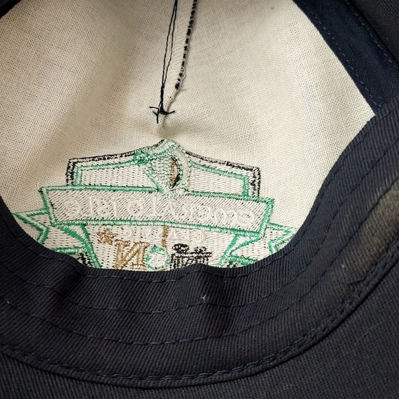 Emerald Isle Notre Dame US Navy Baseball Cap Hat Lansdowne Classic Blue - Picture 8 of 10